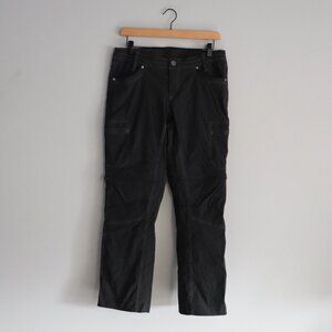 Kuhl Womens Sz 8 Black Convertible Hiking‎ Cargo Pocket Outdoor Shorts Pants